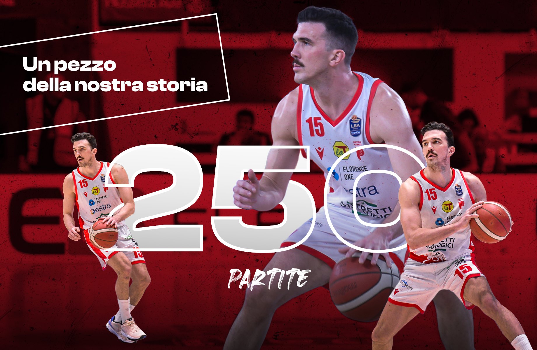 Lorenzo Saccaggi 250 partite col Pistoia Basket