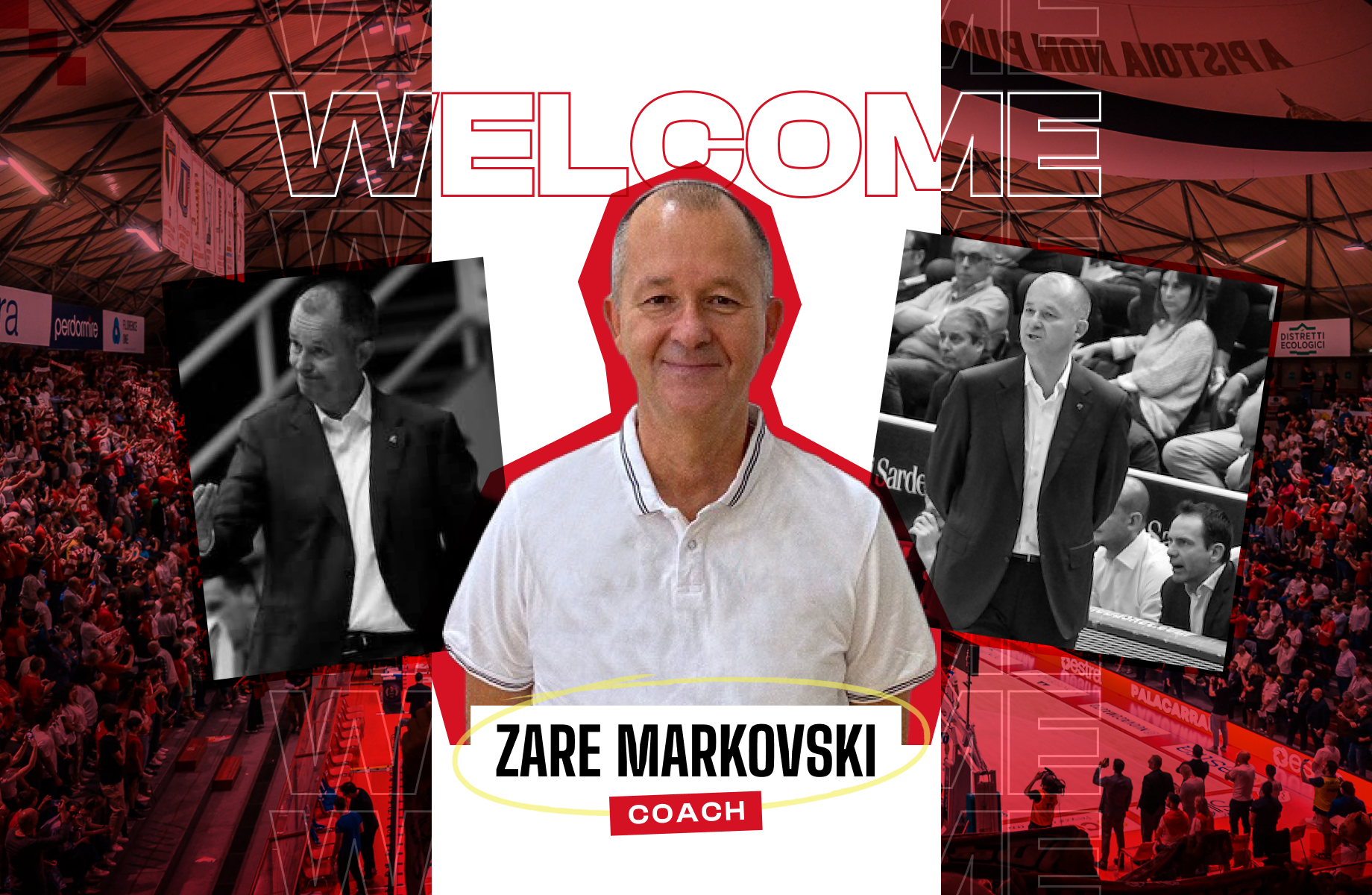 zare markovski arrivo a pistoia