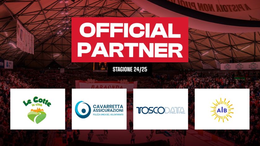 Official Partner Pistoia Basket 2024/25