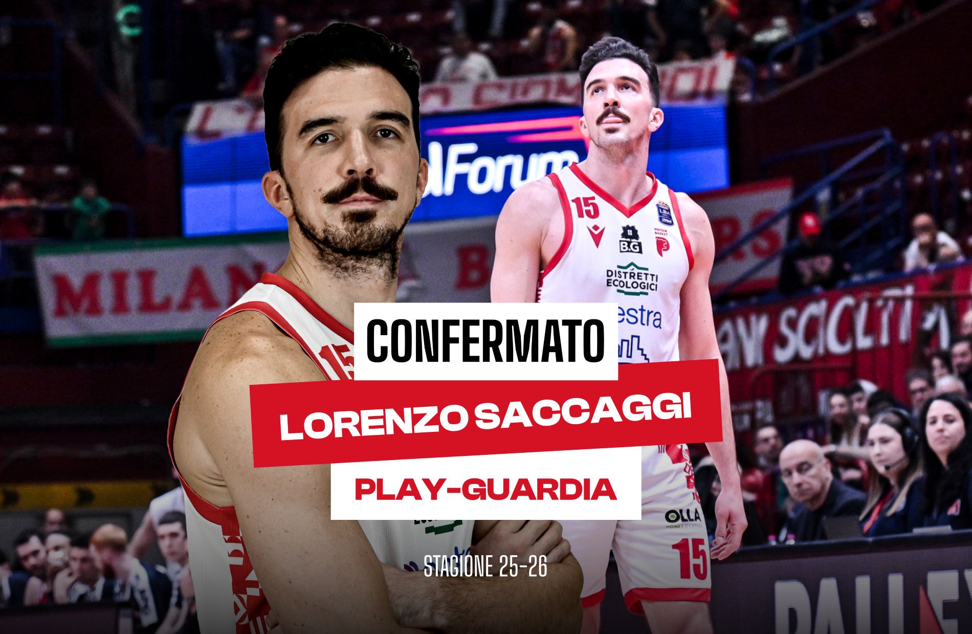 Lorenzo Saccaggi conferma Estra Pistoia