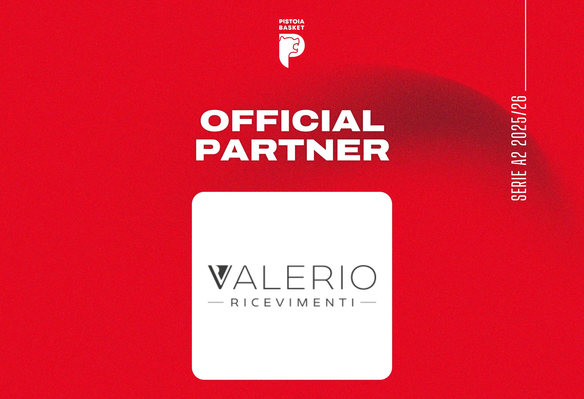 Official sponsor Valerio Ricevimenti