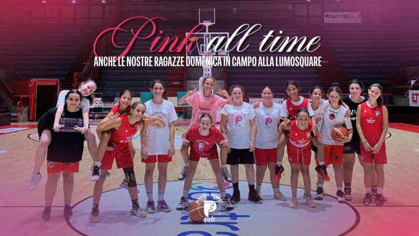 Iniziativa Pink all Time con Pistoia Basket Junior