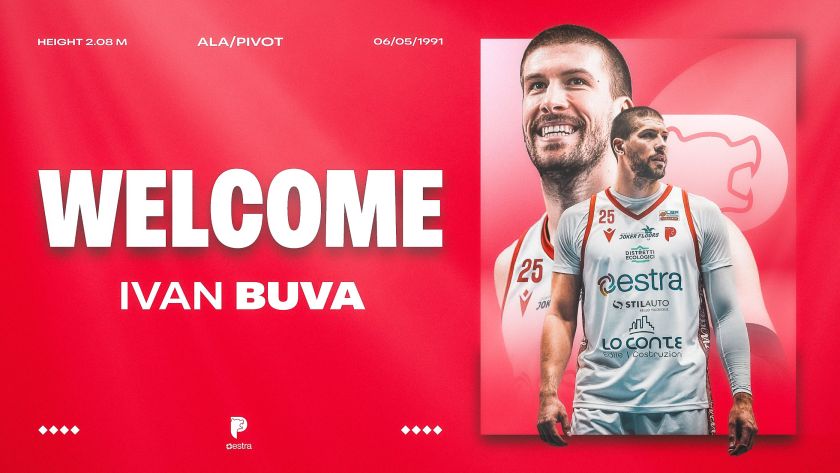 Ivan Buva all'Estra Pistoia Basket