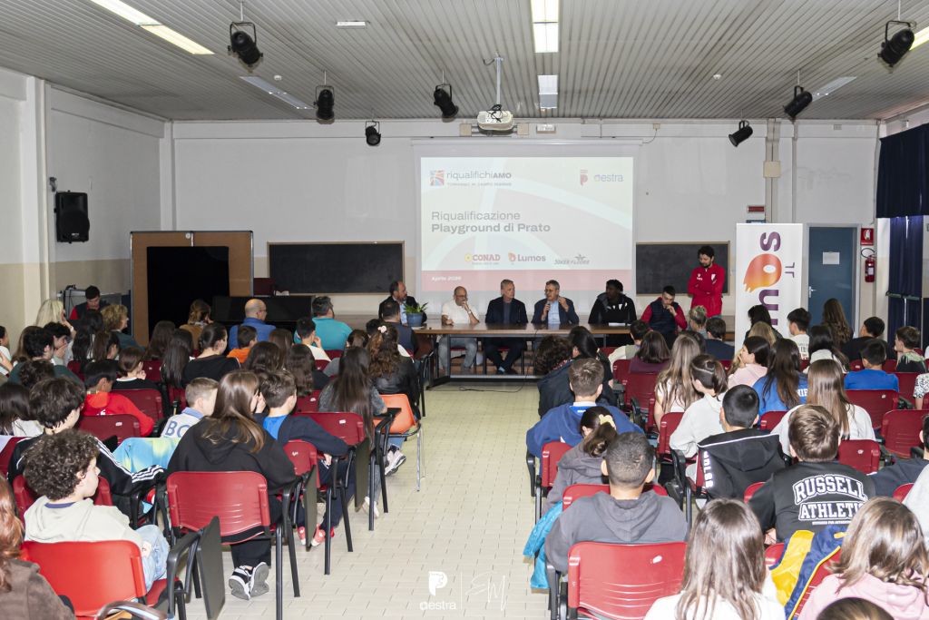 Conferenza Stampa presso Istituto Comprensivo Nord di Prato per il Progetto &ldquo;RiqualifichiAMO&rdquo;