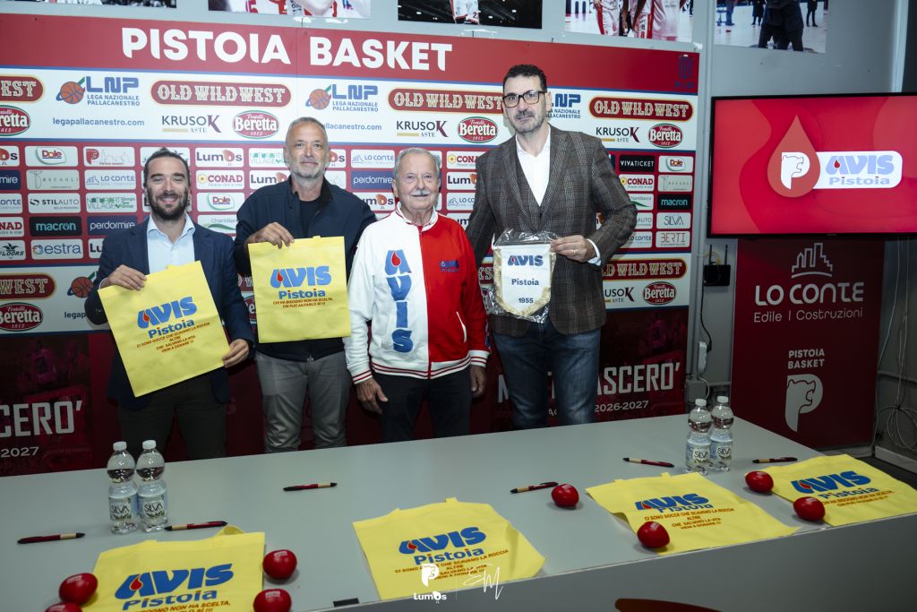 Conferenza Stampa Partnership Pistoia Basket – AVIS Pistoia